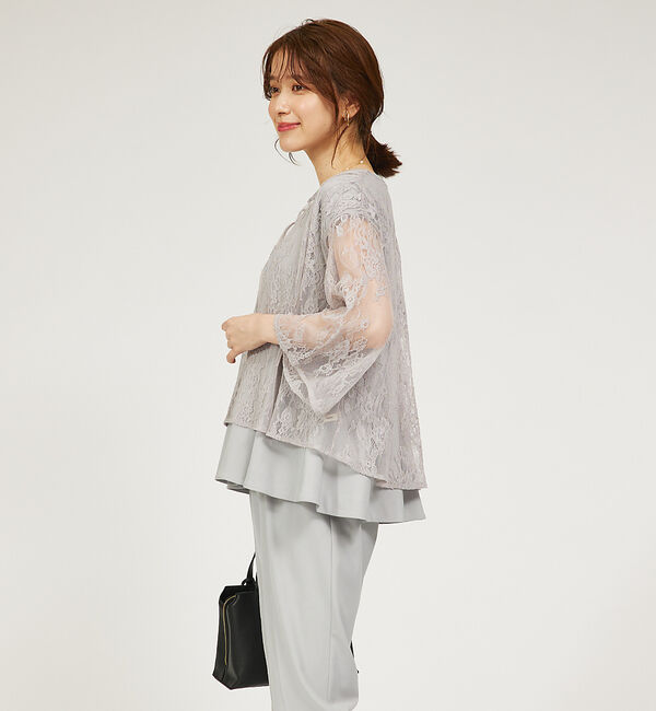 abahouse mavie「【エニデイカセット】レースボレロ＆フレンチセットアップ３点セット」|ワンピース|