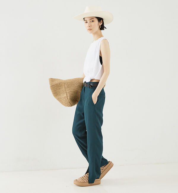 The Store by C' 「【COCUCA】フロント スリットパンツ」|スラックス|