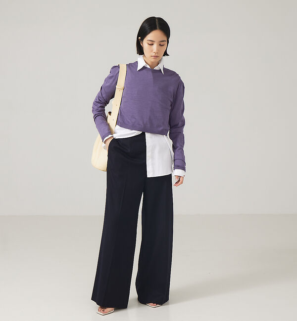 The Store by C' 「【COCUCA】ハイウエスト ワイドパンツ」|スラックス|