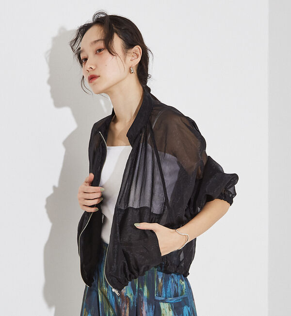 NOMINE「シアー ライトブルゾン」|ブルゾン・スタジャン|