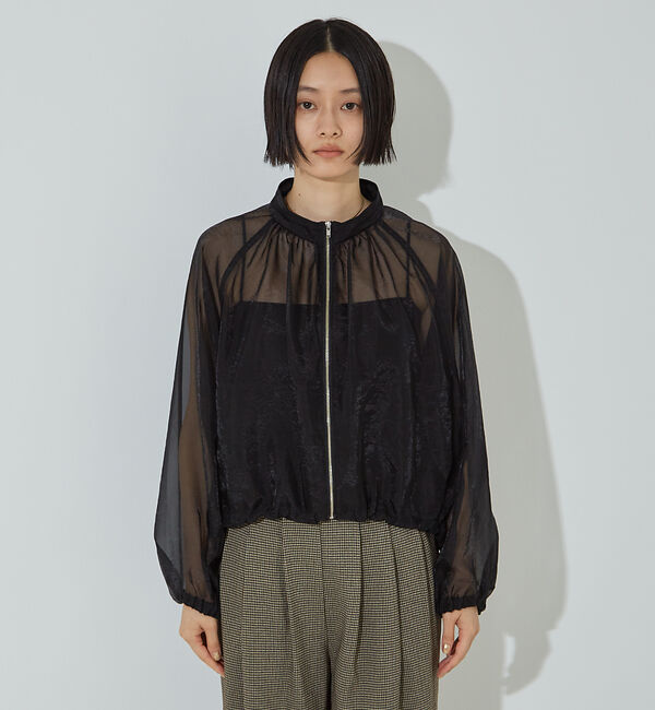NOMINE「シアー ライトブルゾン」|ブルゾン・スタジャン|