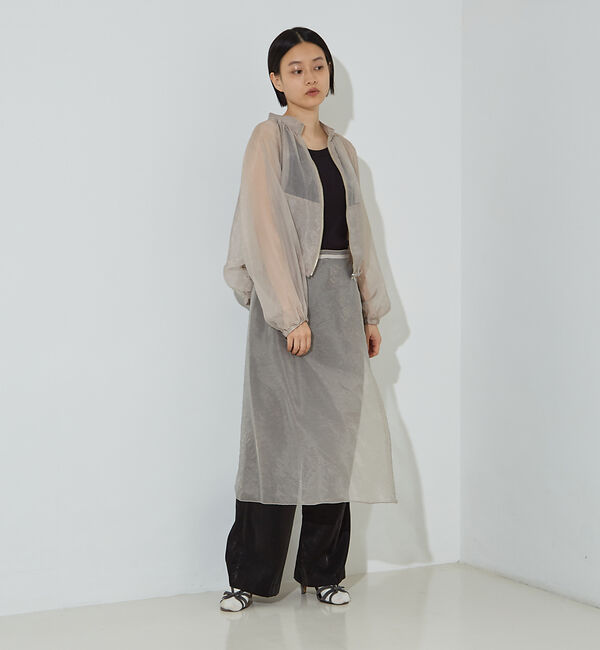 NOMINE「シアー ライトブルゾン」|ブルゾン・スタジャン|