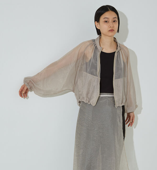 NOMINE「シアー ライトブルゾン」|ブルゾン・スタジャン|