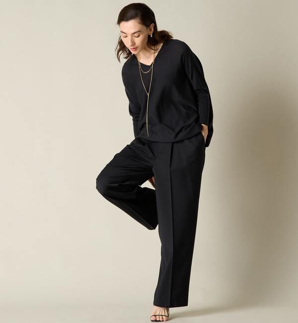 Liesse「前後Vドルマンニット」|ニット・セーター|