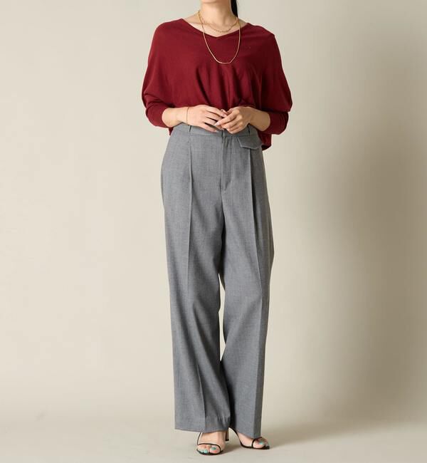 Liesse「前後Vドルマンニット」|ニット・セーター|