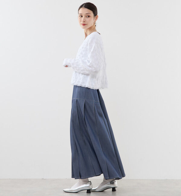 Soffitto「ポコポコ編み2WAYカーディガン」|カーディガン|