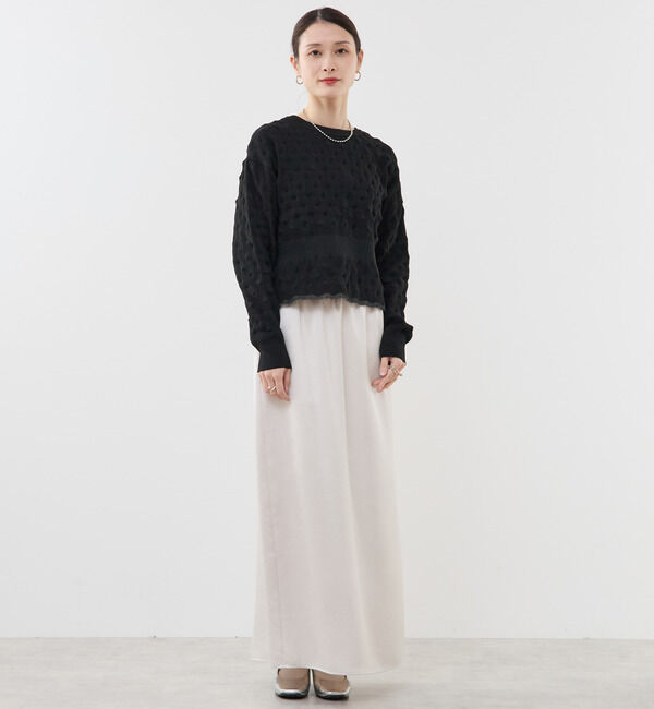 Soffitto「ポコポコ編み2WAYカーディガン」|カーディガン|