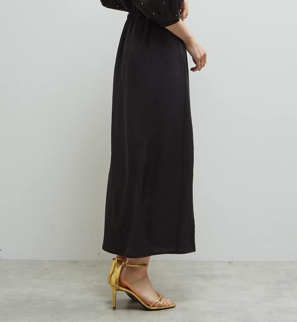 Soffitto「《定番》サテンサイドスリットタイトスカート」|スカート|