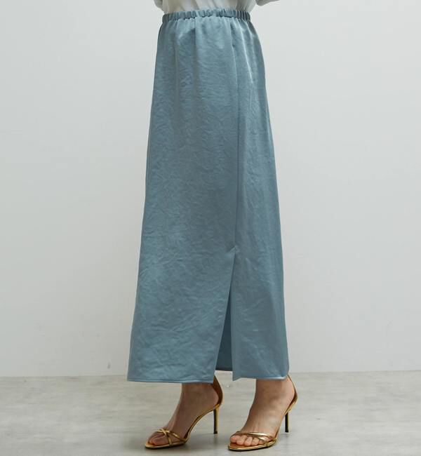 Soffitto「《定番》サテンサイドスリットタイトスカート」|スカート|