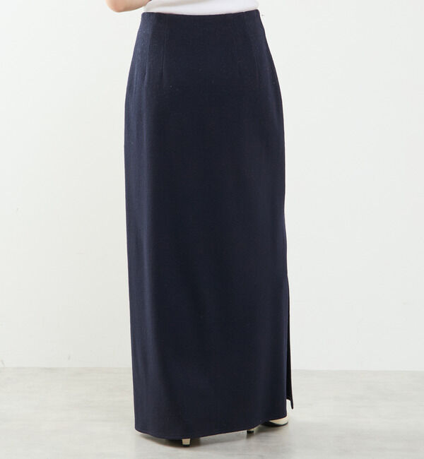 SOFFITTO「圧縮ウールスムースIラインスカート」|スカート|
