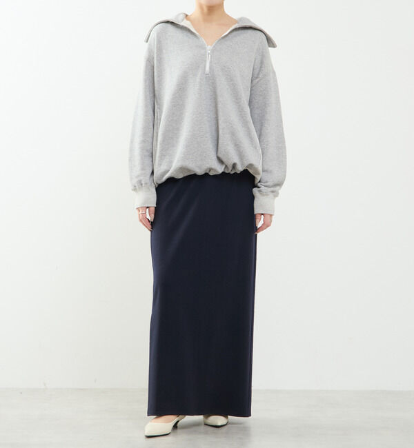 SOFFITTO「圧縮ウールスムースIラインスカート」|スカート|