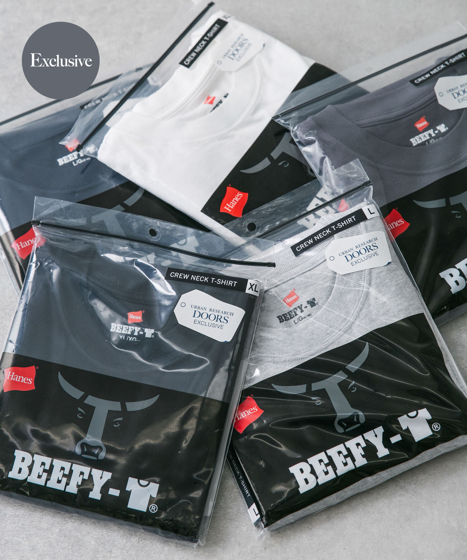 URBAN RESEARCH DOORS「『別注』Hanes&times;DOORS　BEEFY-T DOORS FIT Short-Sleeve」|Tシャツ・カットソー|
