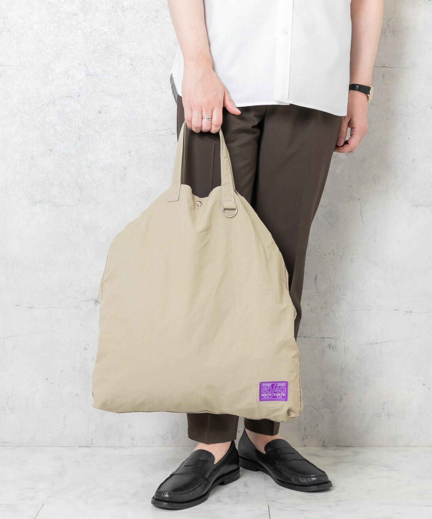 RODE SKO「『ユニセックス』ロクヨンギャザーショルダートートバッグ」|トートバッグ|