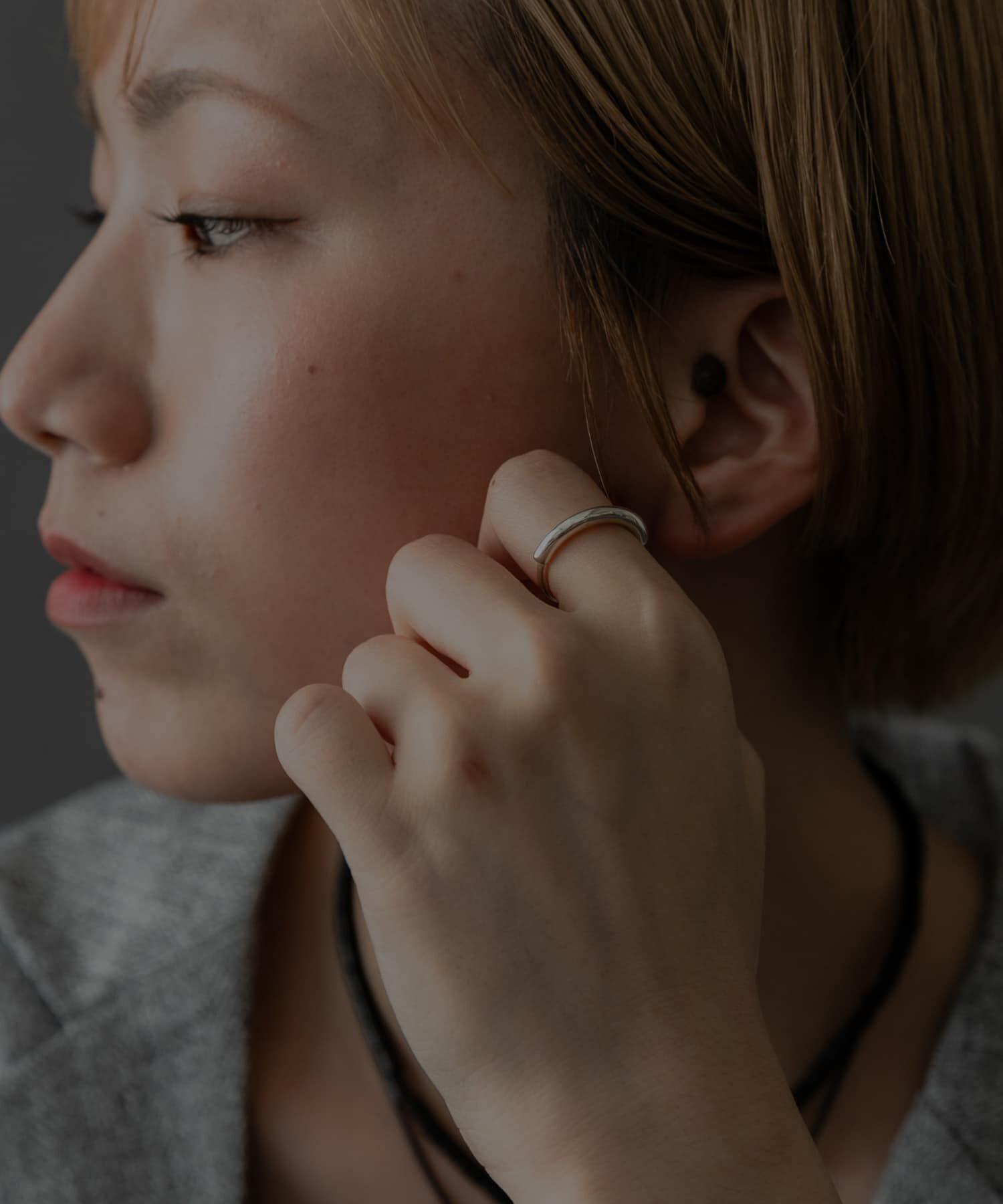 SMELLY「SMELLY so&rsquo;　overlap curve ring」|リング|