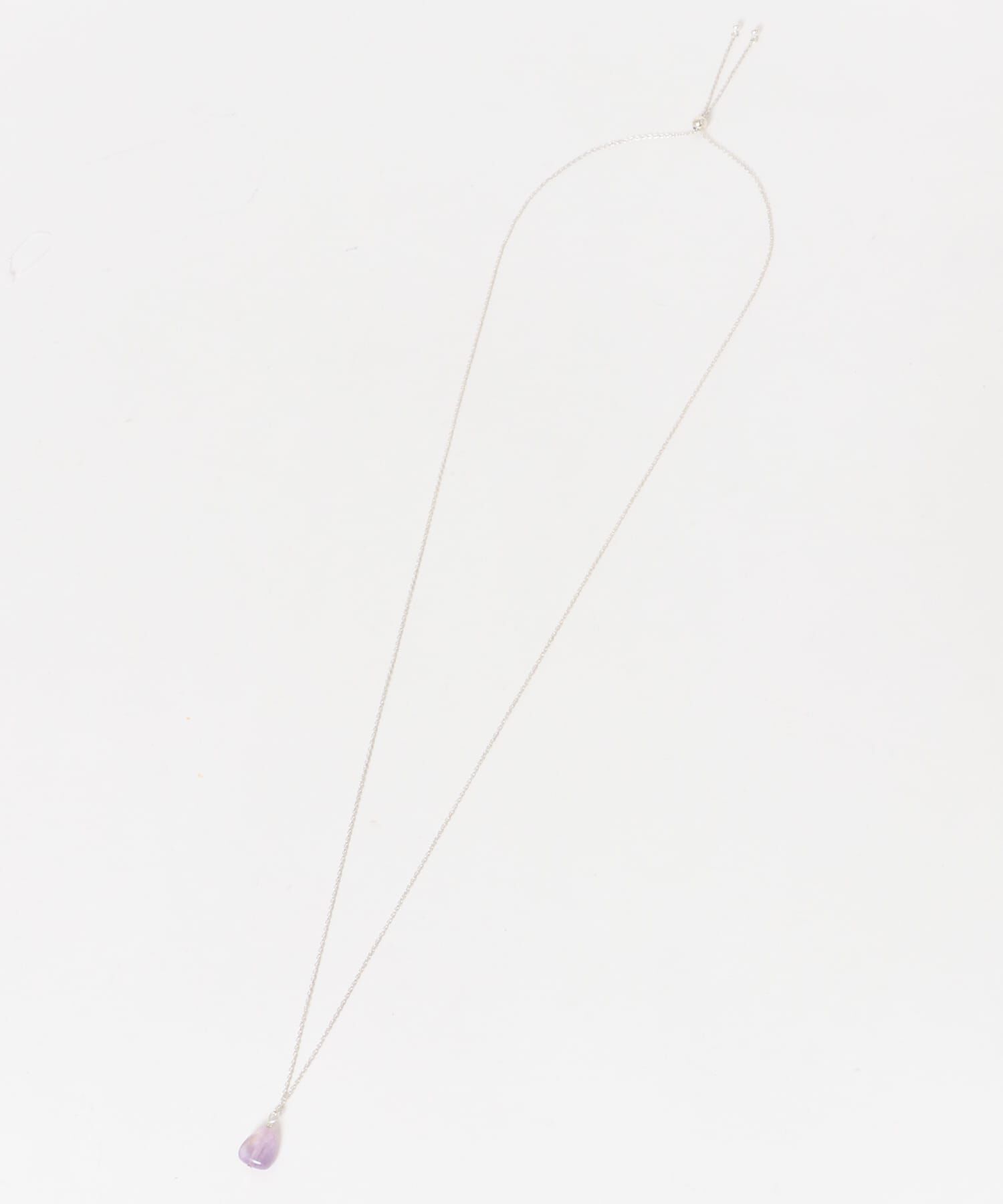 SMELLY「SMELLY so&rsquo;　amethyst slide necklace」|ネックレス|