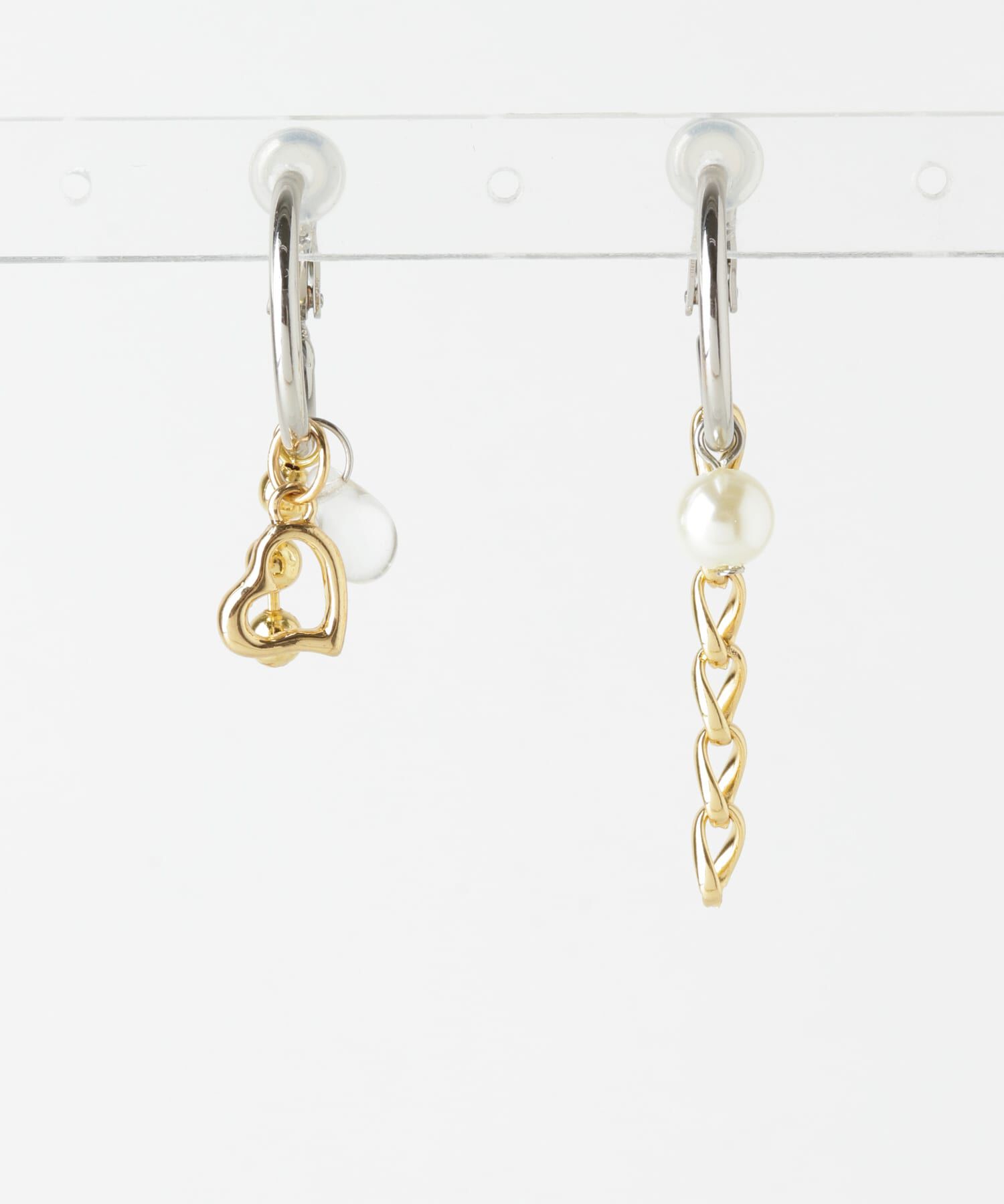 SMELLY「モチーフミックスフープイヤリング」|イヤリング|