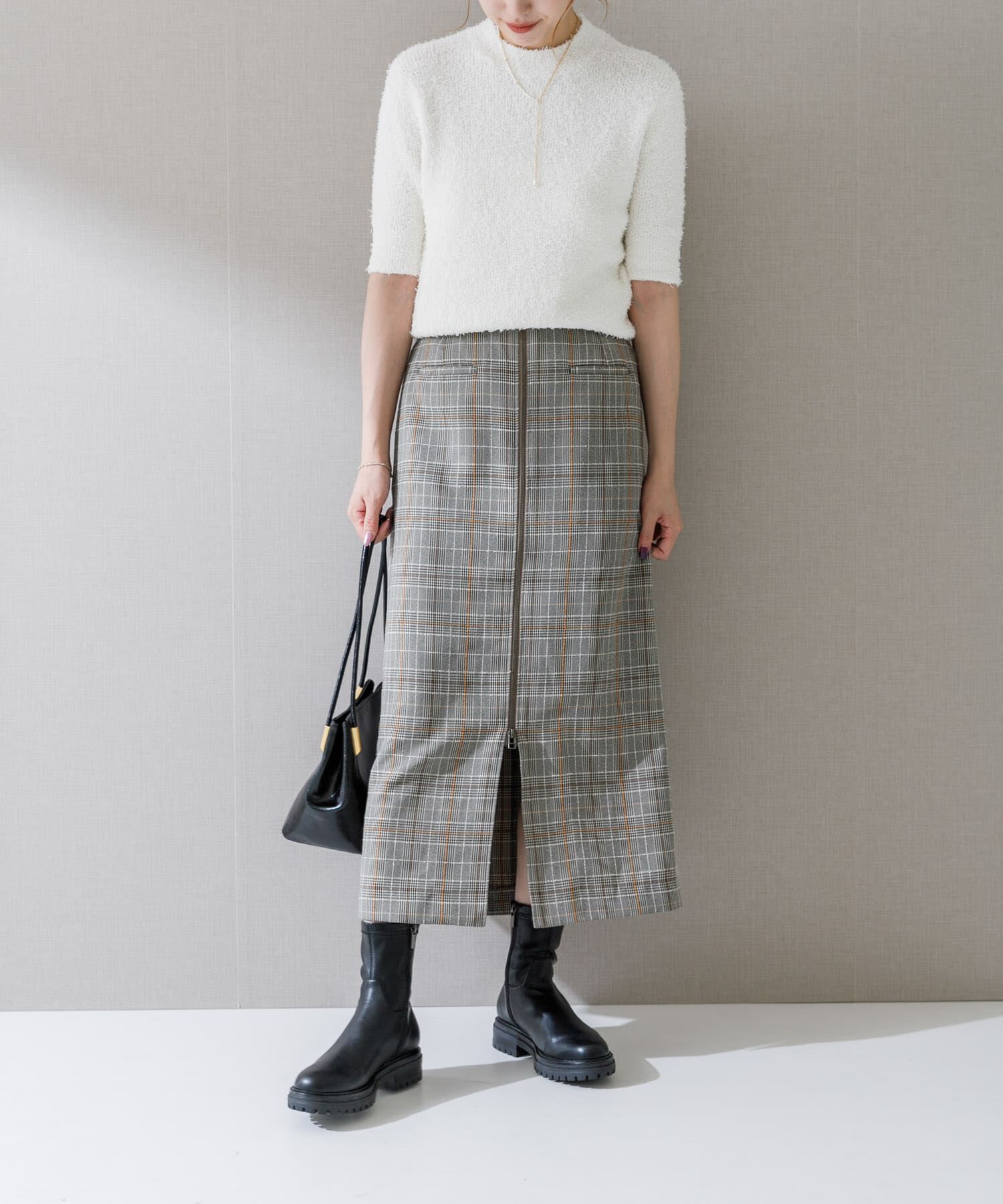 URBAN RESEARCH ROSSO「ZIPデザインタイトスカート」|スカート|