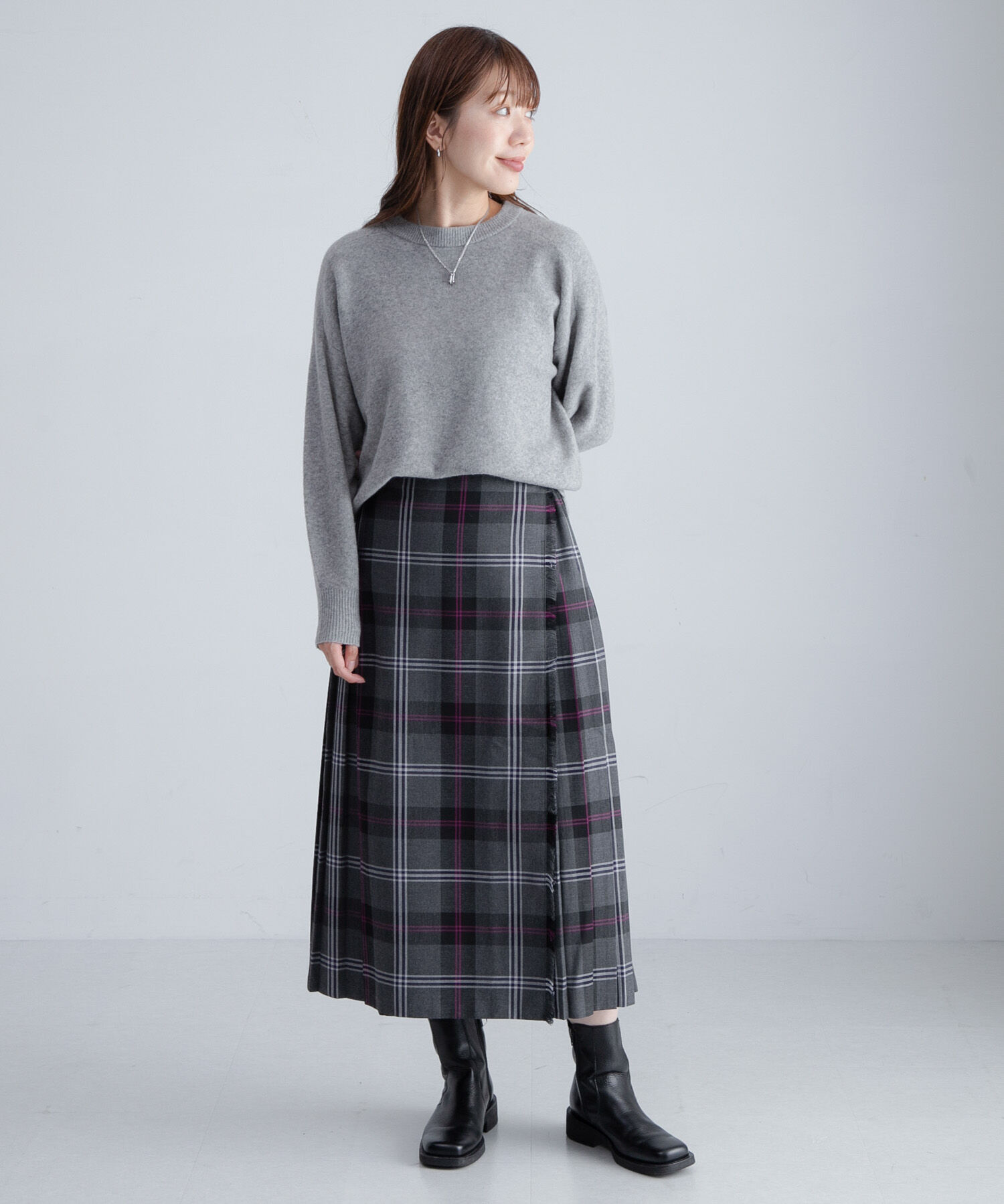 Sonny Label 「『別注』GLEN FYNE&times;Sonny Label　チェックキルトスカート」|スカート|