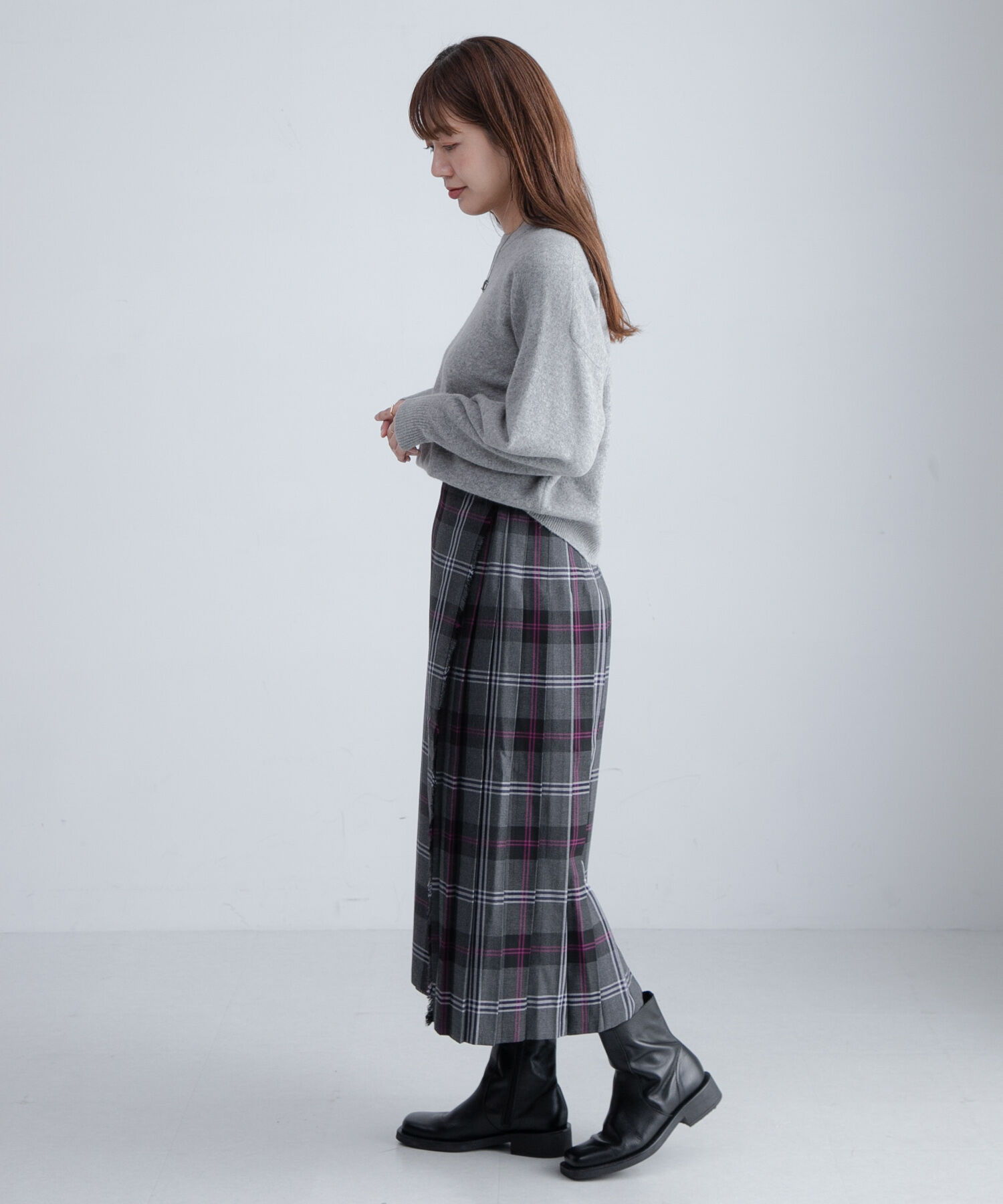 Sonny Label 「『別注』GLEN FYNE&times;Sonny Label　チェックキルトスカート」|スカート|