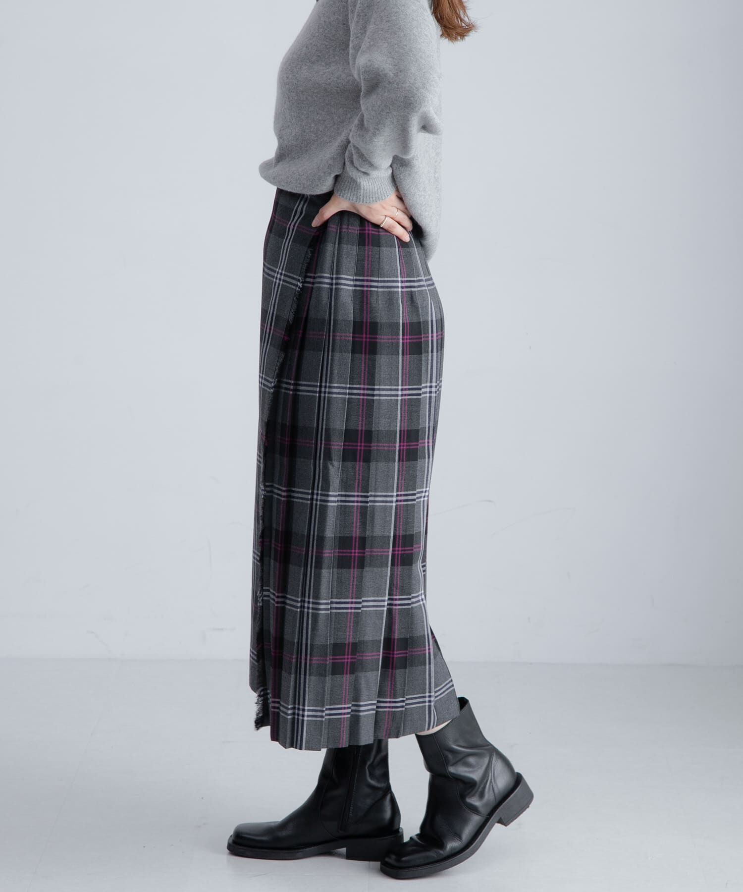 Sonny Label 「『別注』GLEN FYNE&times;Sonny Label　チェックキルトスカート」|スカート|