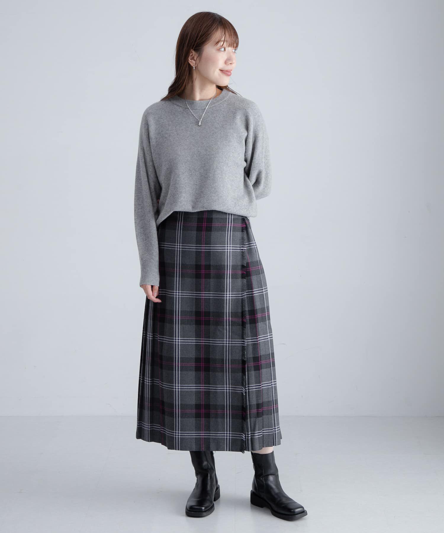 Sonny Label 「『別注』GLEN FYNE&times;Sonny Label　チェックキルトスカート」|スカート|