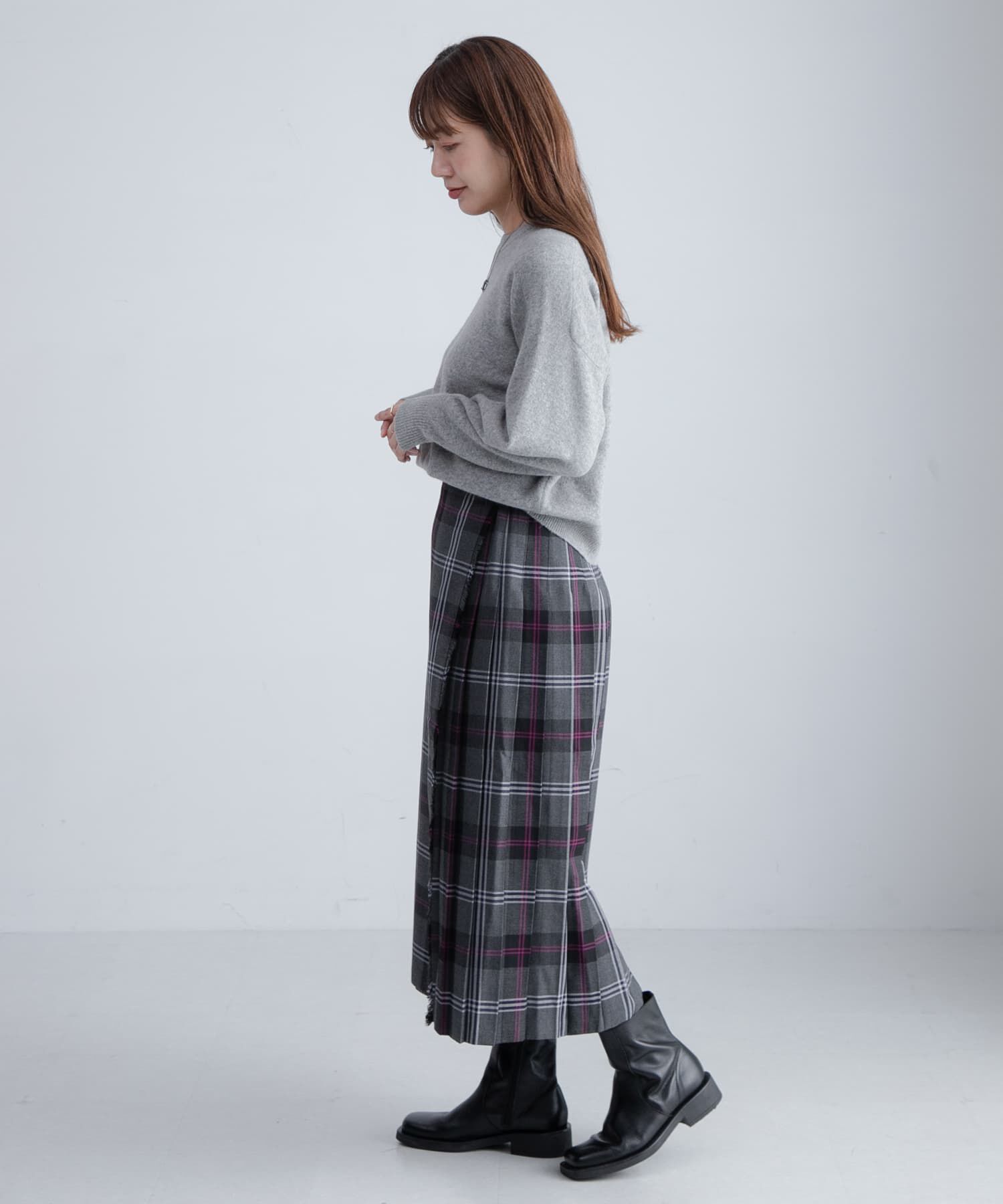 Sonny Label 「『別注』GLEN FYNE&times;Sonny Label　チェックキルトスカート」|スカート|