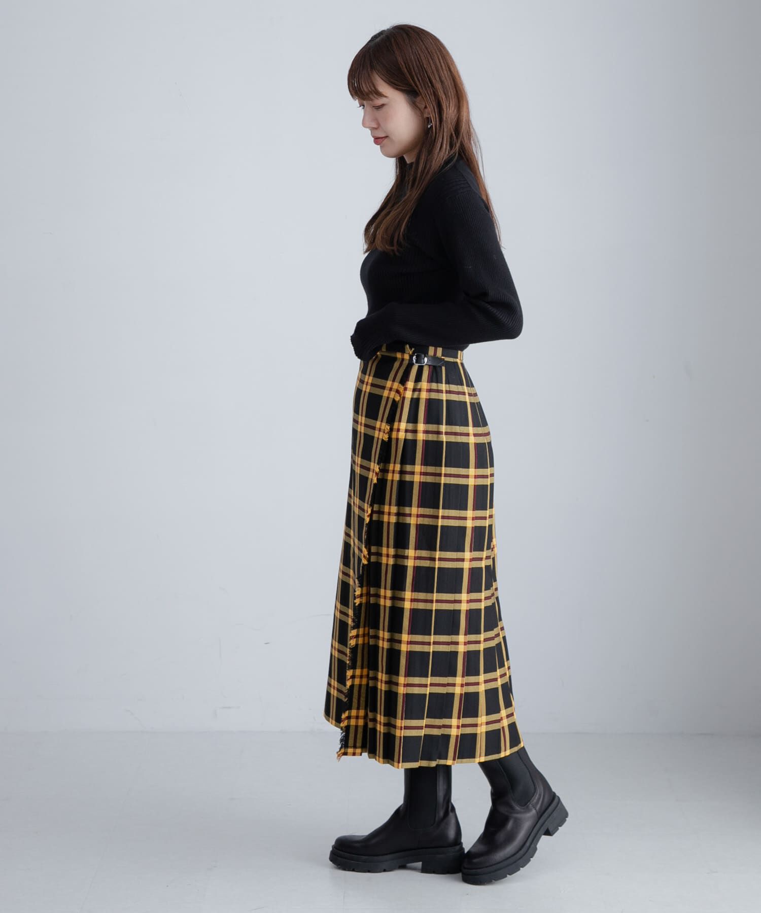 Sonny Label 「『別注』GLEN FYNE&times;Sonny Label　チェックキルトスカート」|スカート|