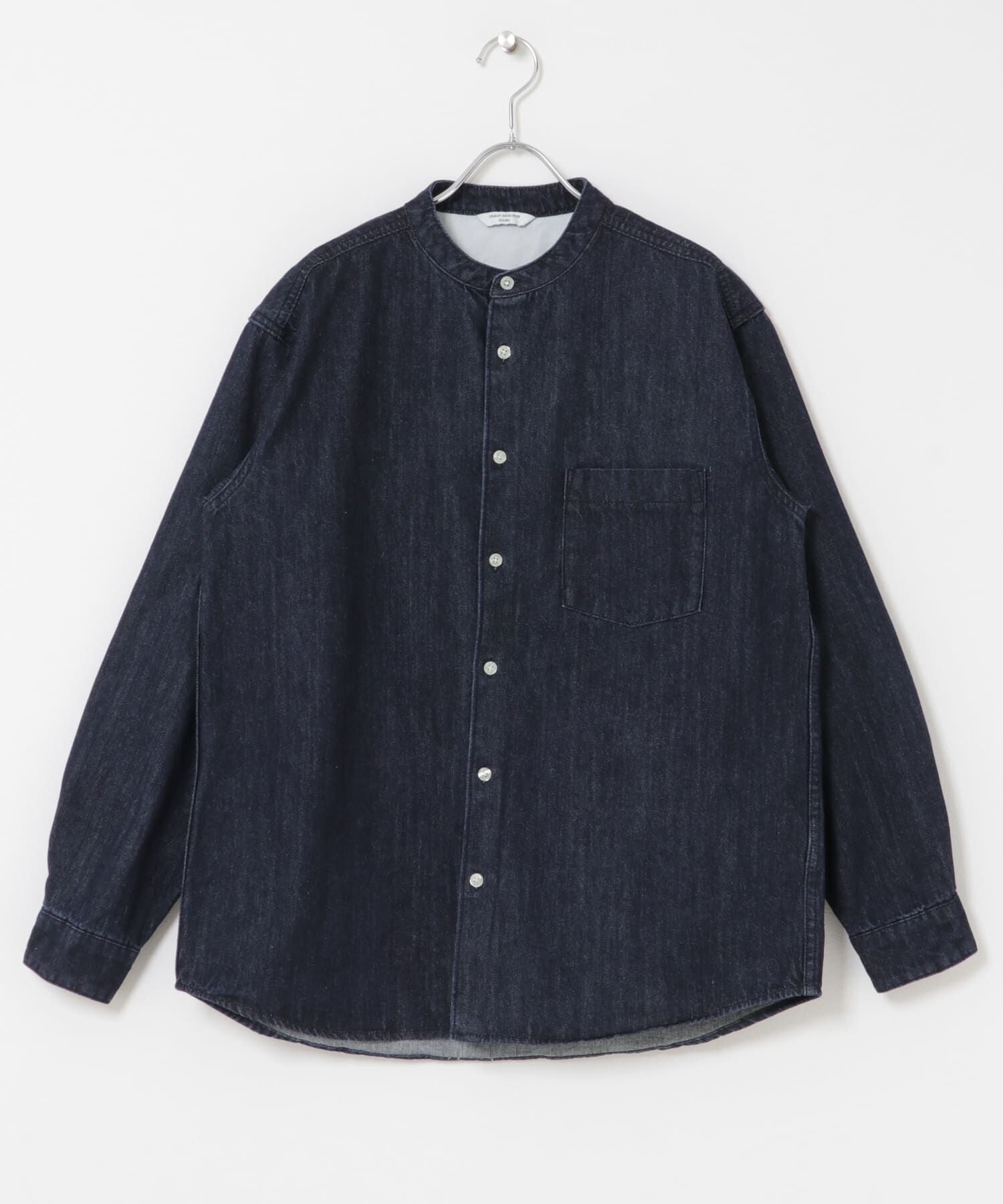 URBAN RESEARCH DOORS「デニムバンドカラーシャツ」|シャツ・ブラウス|