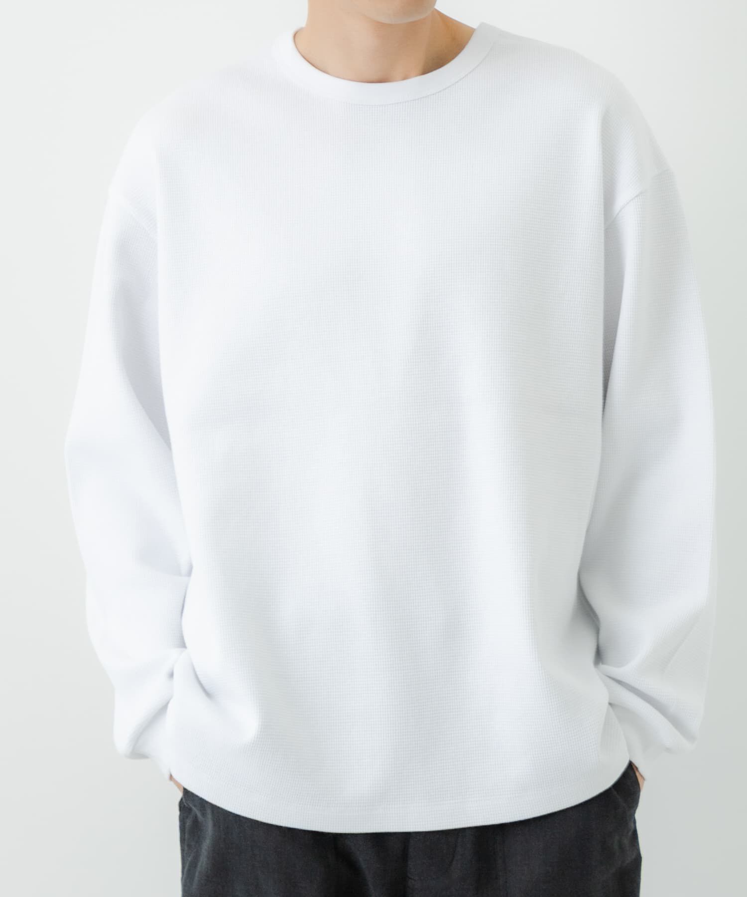 URBAN RESEARCH「『UR TECH』度詰めワッフルロングスリーブ」|Tシャツ・カットソー|
