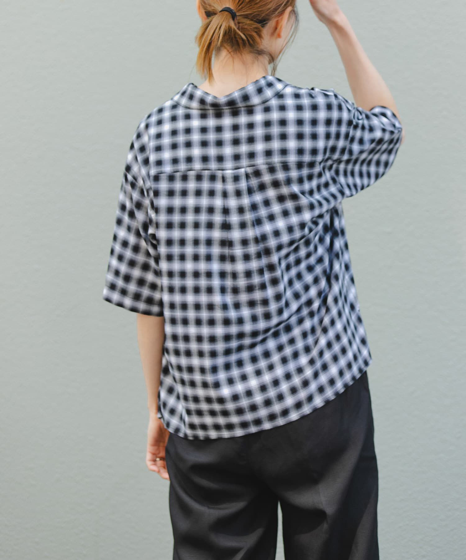 URBAN RESEARCH DOORS「FORK&SPOON　コットンレーヨンチェックシャツ」|シャツ・ブラウス|