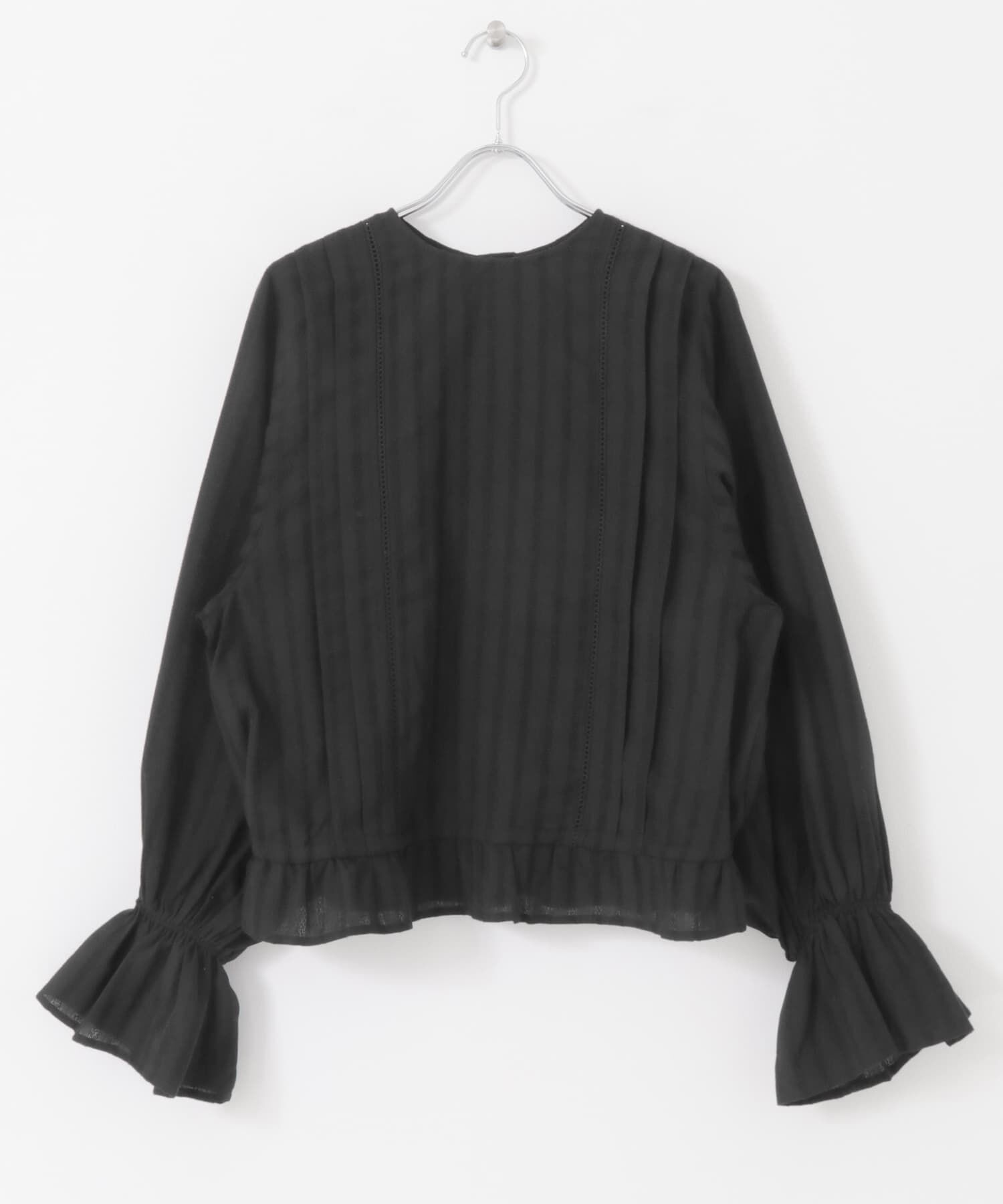  「BACKリボンボリュームスリーブブラウス」|シャツ・ブラウス|