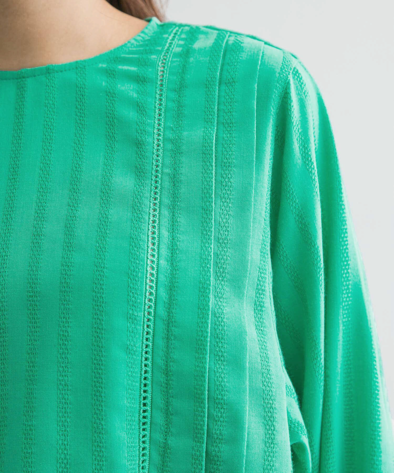  「BACKリボンボリュームスリーブブラウス」|シャツ・ブラウス|