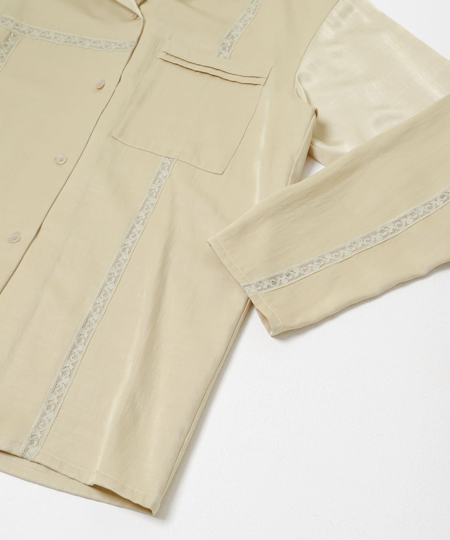  「ルーズサテンシャツ」|シャツ・ブラウス|