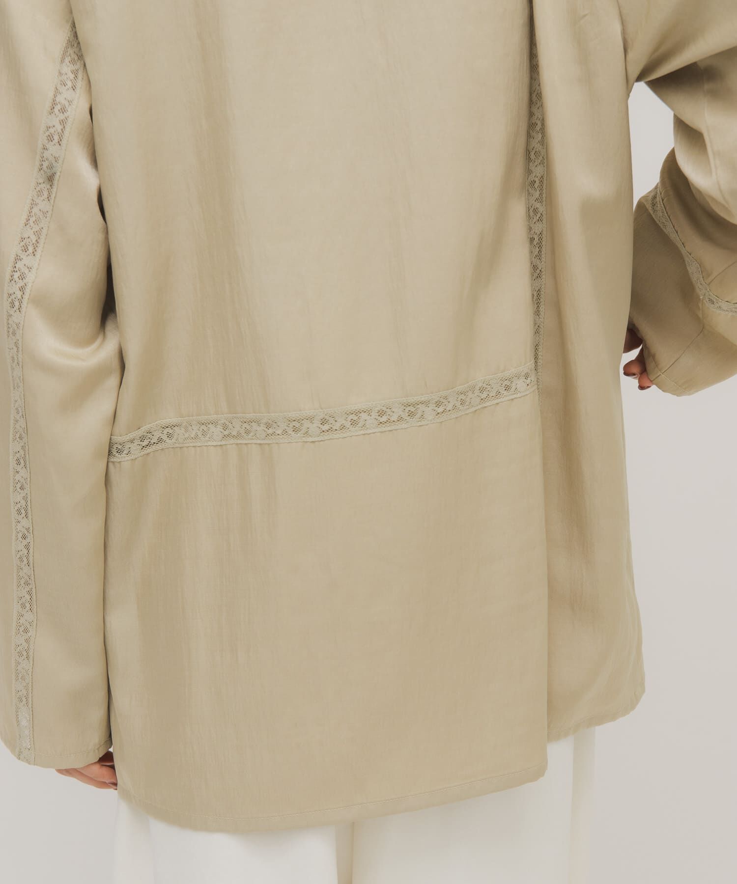  「ルーズサテンシャツ」|シャツ・ブラウス|