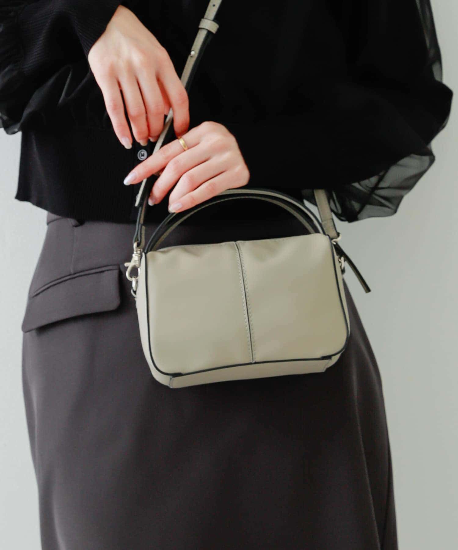 SENSE OF PLACE by URBAN RESEARCH「『防汚』2WAYセンターシームプチショルダーバッグ」|ハンドバッグ|