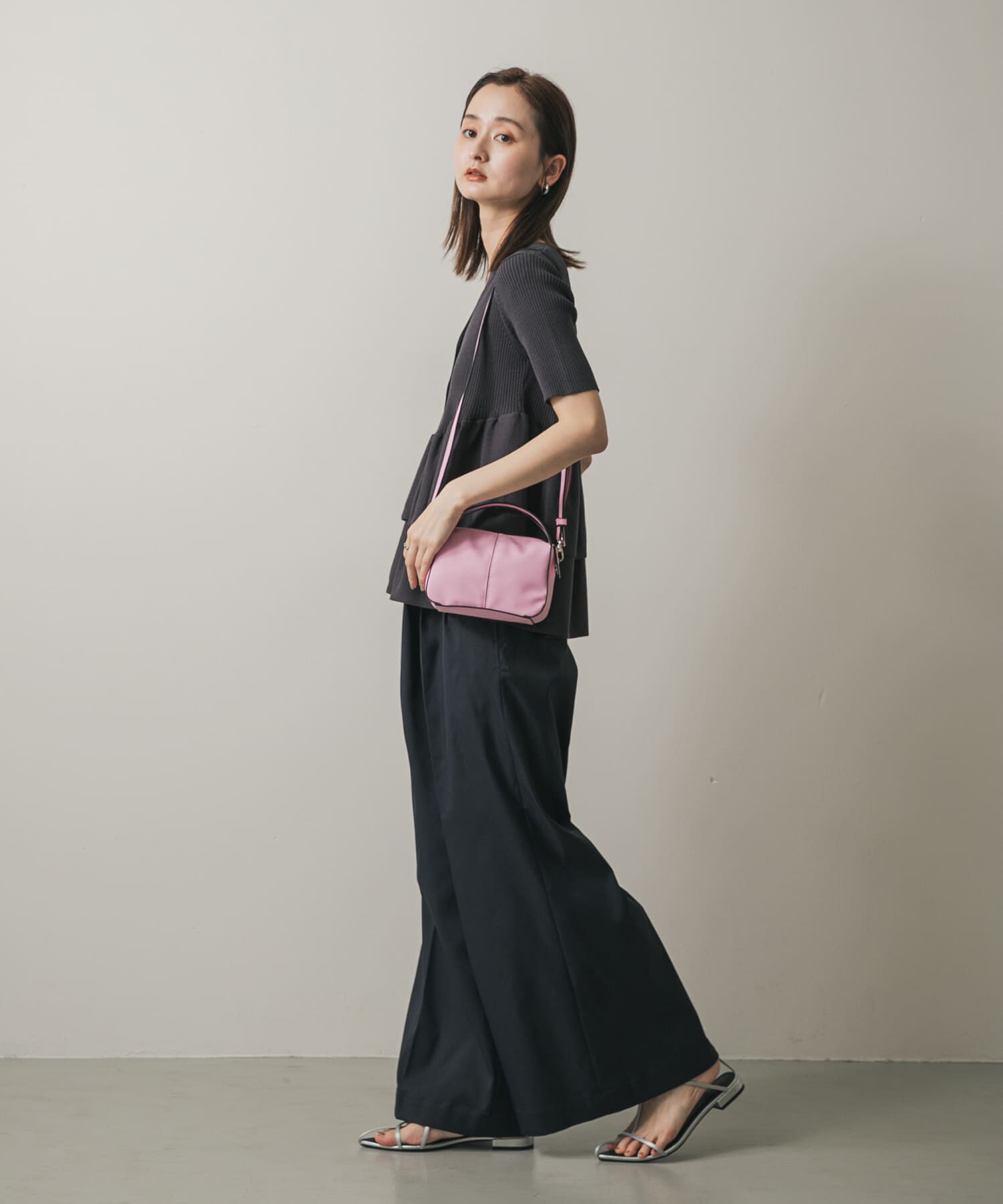 SENSE OF PLACE by URBAN RESEARCH「『防汚』2WAYセンターシームプチショルダーバッグ」|ハンドバッグ|