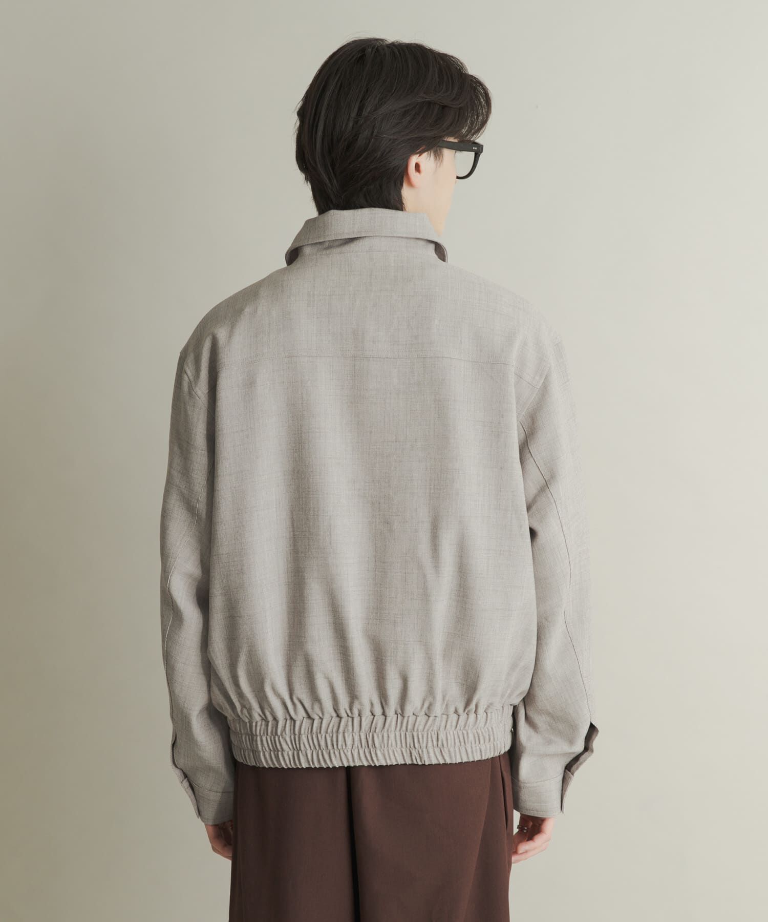 SENSE OF PLACE by URBAN RESEARCH「メランジバルーンジップブルゾン」|ブルゾン・スタジャン|