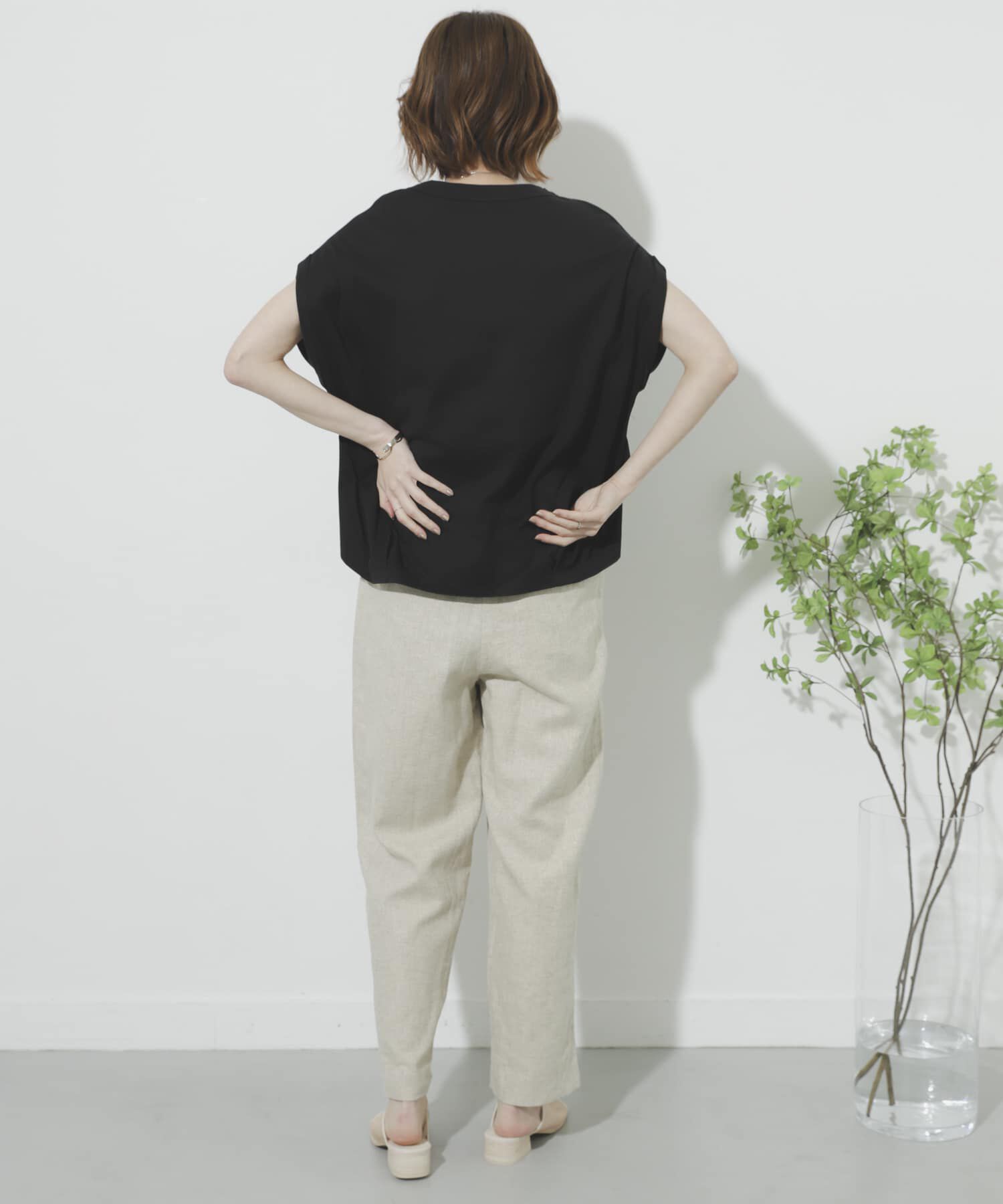 SENSE OF PLACE by URBAN RESEARCH「リネンヘリンボーンパイピングパンツ」|その他|