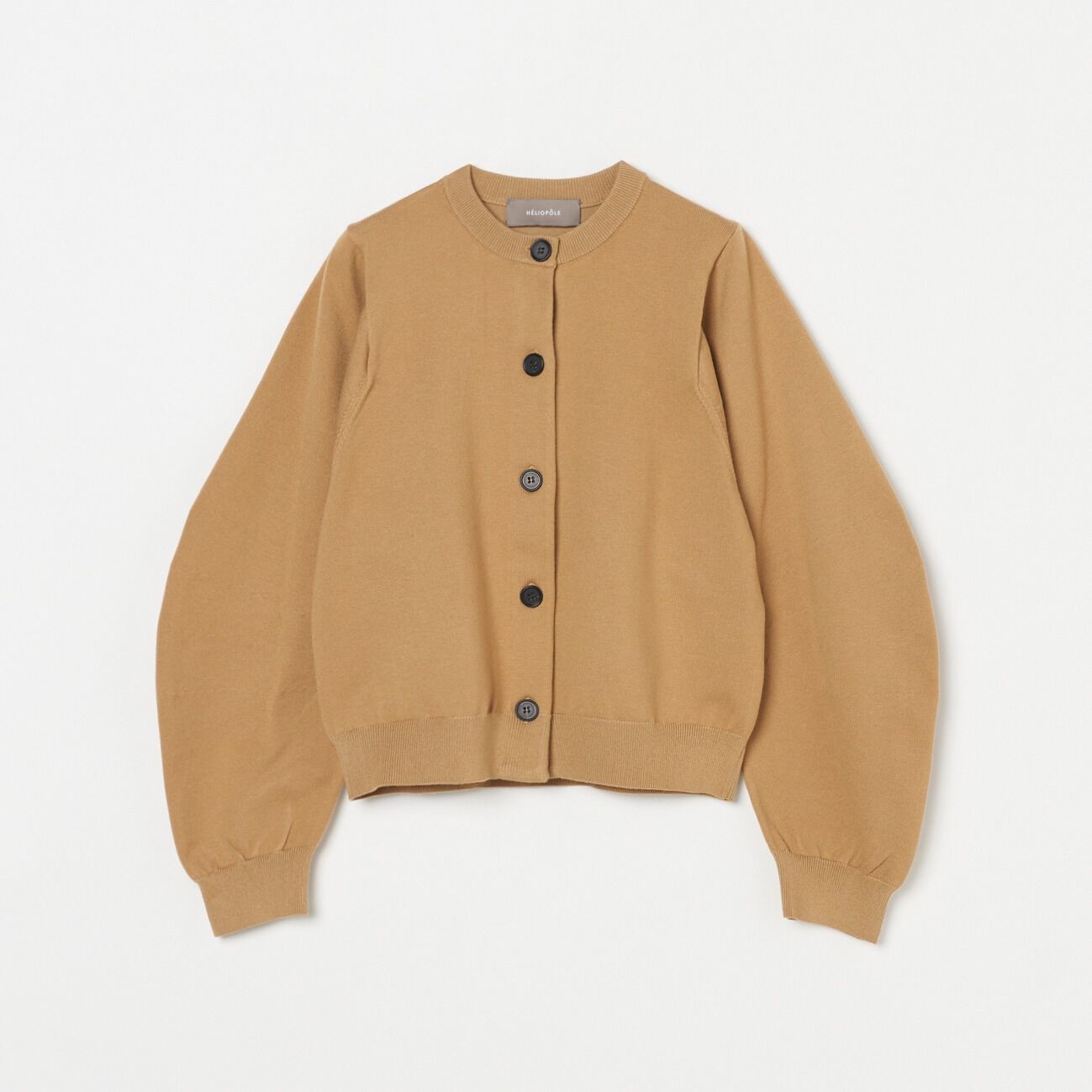 HELIOPOLE「HELIOPOLE BANANA SLEEVE KNIT CARDIGAN」|ニット・セーター|キャメル