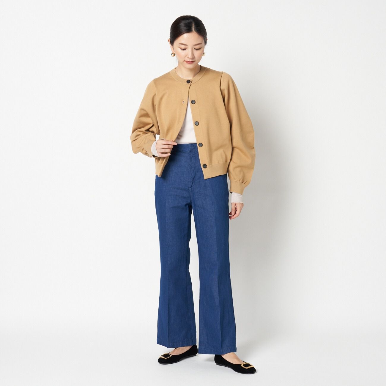 HELIOPOLE「HELIOPOLE BANANA SLEEVE KNIT CARDIGAN」|ニット・セーター|