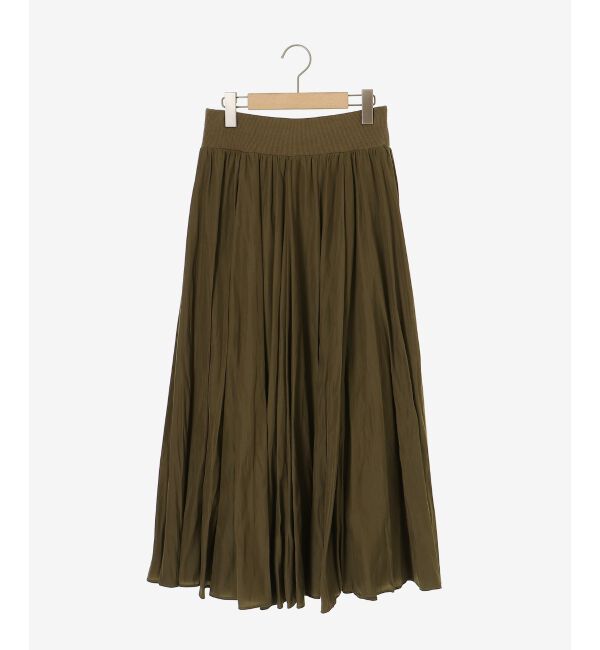  「ウエストリブギャザーフレアスカート」|フレア|