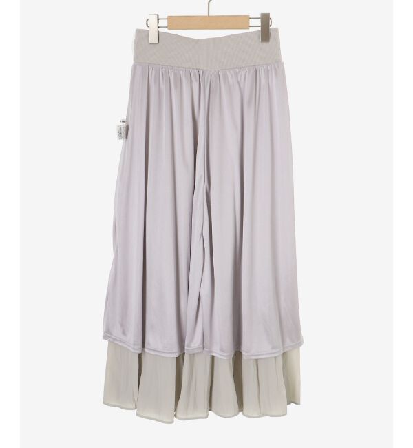  「ウエストリブギャザーフレアスカート」|フレア|