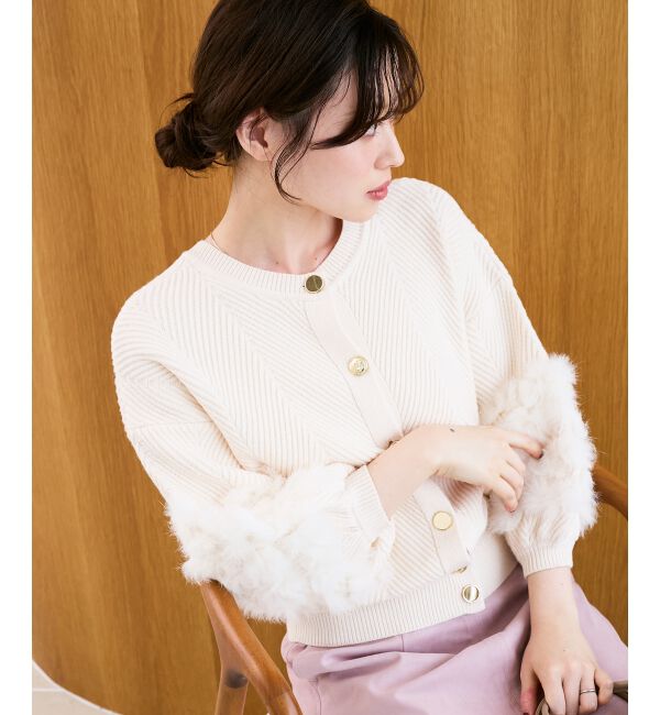  「《手洗い可能》TORRAZZO DONNA別注ラビットファーニット」|ニット・セーター|