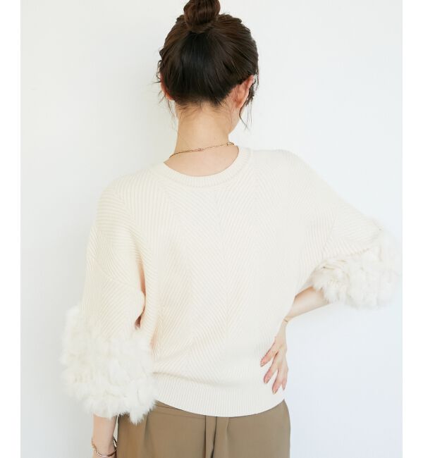  「《手洗い可能》TORRAZZO DONNA別注ラビットファーニット」|ニット・セーター|