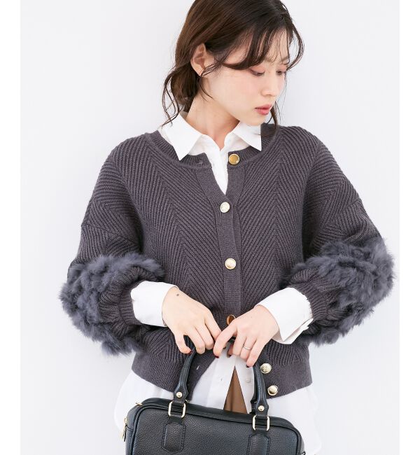  「《手洗い可能》TORRAZZO DONNA別注ラビットファーニット」|ニット・セーター|