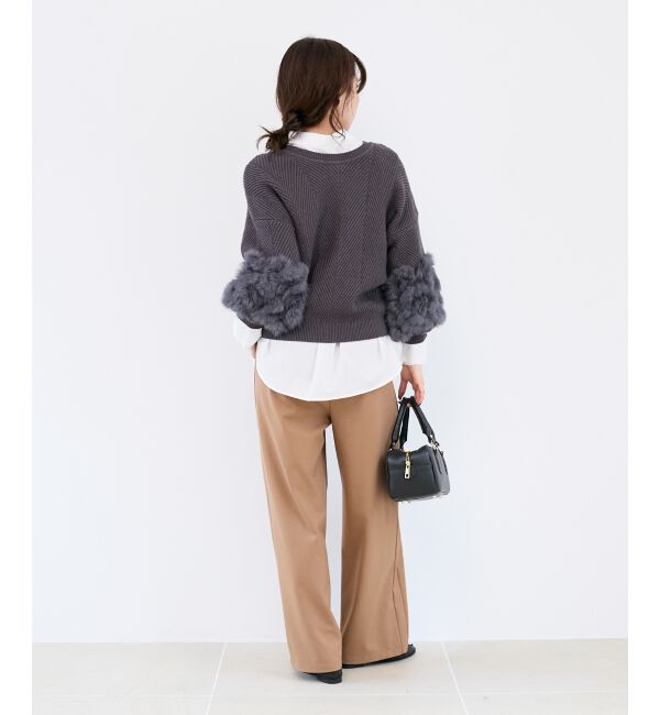  「《手洗い可能》TORRAZZO DONNA別注ラビットファーニット」|ニット・セーター|