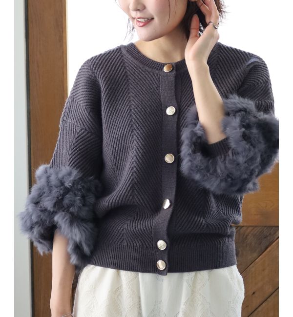  「《手洗い可能》TORRAZZO DONNA別注ラビットファーニット」|ニット・セーター|