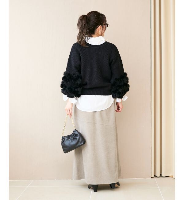  「《手洗い可能》TORRAZZO DONNA別注ラビットファーニット」|ニット・セーター|