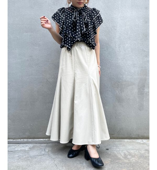 MAJESTICLEGON「クラシカルマーメイドスカート」|フレア|