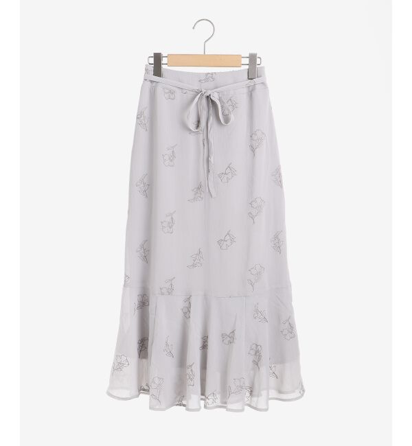 MAJESTICLEGON「エンブロイダリーマーメイドスカート」|フレア|
